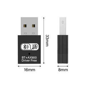 <span class=keywords><strong>Carte</strong></span> réseau sans fil 2-en-1 WiFi6 AX900 avec Bluetooth 5.4, récepteur et émetteur WiFi Bluetooth - Product Image 1