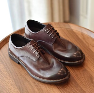 Chaussures Oxford en cuir décontractées pour hommes, confortables, antidérapantes, respirantes, légères, imperméables, pour le bureau et la carrière, couleur vert émeraude - Product Image 5