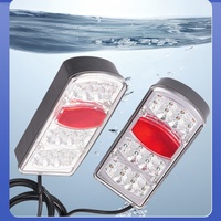 IP67 Étanche 12V 13pin Remorque Lumières Européenne LED Feu Arrière De Voiture avec Câbles