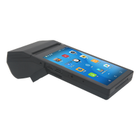 Máquina POS de facturación con pantalla táctil Android, pantalla IPS de 7 pulgadas con impresora térmica de recibos y etiquetas