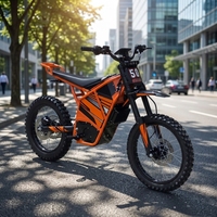 Nouvelle Moto Tout-Terrain Électrique Sans Balais X50 Trail 10000W 2026 avec Batterie Lithium 72V40Ah de Haute Qualité pour Modèle Light Bee