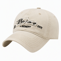Gorra de Béisbol Personalizada de Dos Tonos, Color Naranja Quemado, Sarga de Algodón, 6 Paneles, Bordado 3D, Correa Ajustable, Unisex, Estilo Western, OEM, ODM