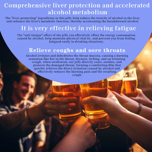 Suplemento Anti-Resaca de Marca Privada, Palitos de Gelatina para el Alivio de la Resaca, Rompe Eficazmente el Alcohol, Aumenta la Energía, Sabor a Menta - Product Image 3