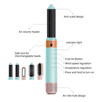 Secador de Pelo Iónico Profesional, Cepillo Eléctrico Multifunción, Rizador de Pelo para el Hogar y Salón de Belleza
