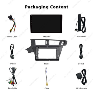 Supporto per Cruscotto BAIDAYU con Schermo Touch, GPS Integrato, CarPlay, Android Auto, USB, IPS, Garanzia di 1 Anno per <span class=keywords><strong>Citroen</strong></span> <span class=keywords><strong>C3</strong></span>-XR 2015+ da 10 Pollici Nero - Product Image 4