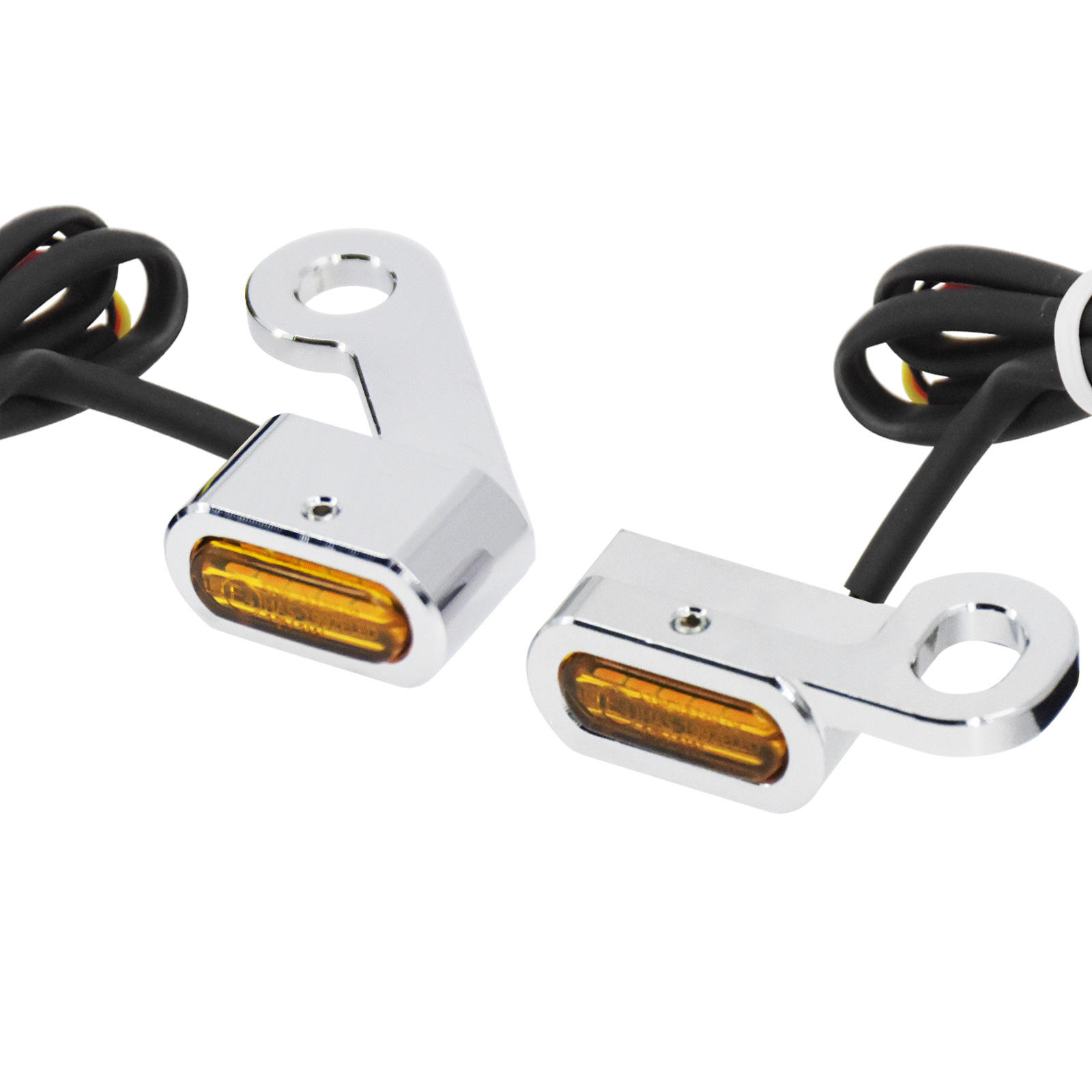 Chrome / Jaune Paire