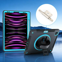 Étui-pied pliable Yuzhou pour iPad, accessoires, étui universel pour tablette avec axe de rotation, charnière amortissante à rotation 360°