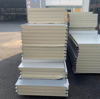 Solution de stockage à froid Panneau sandwich discontinu Couverture en acier de couleur Contrôle de la température Mousse de polyuréthane Polymère Liquide