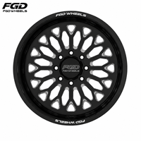 Jantes forgées sur mesure FGD Polish 24x14 22x14 26x14 -76mm Offset pour Chevrolet Silverado 2500/3500 HD 8x180 8x165.1 Bolt Pattern