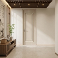 Porte intérieure en bois insonorisée, étanche et résistante à l'humidité KX-27, moderne et minimaliste, en polymère, pour chambre et hôtel