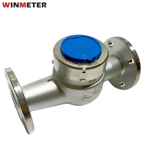 手頃な価格のDN25マルチジェット304/316ステンレス鋼フランジ付き水道メーターR160 CE認証取得済みの純正メーカーによる大規模用途向け - Product Image 1