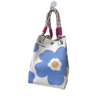 Tas Tote Rajut Desain Khusus Motif Kartun Bahan Poliester, Tas Selempang Kasual Terlaris, Serbaguna, Kapasitas Besar