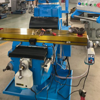 Fraiseuse à genouillère robuste X6325D, course de 800 mm, moteur 5 CV, tête de fraisage taïwanaise, rectification de précision