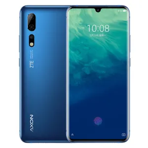 原装中兴Axon 10 Pro 5G手机八核48MP 3x变焦6.47 “弯曲边缘屏幕4000mAh无线充电