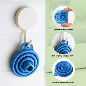 Ensemble d'entonnoirs pliables en silicone de qualité alimentaire 100% - Product Image 5