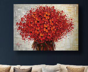 Pintura Artística de paisaje natural para decoración del hogar, Cuadros <span class=keywords><strong>decorativos</strong></span> de pared <span class=keywords><strong>modernos</strong></span>, lienzo impreso, papel de lona, flor de aceite CN;ZHE - Product Image 1