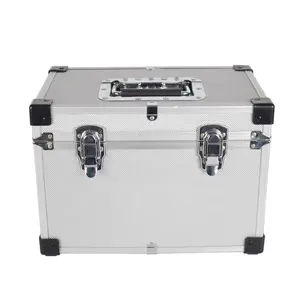 Manufacturer Aluminum Tool Case Portable Equipment Storage Box Lightweight Carrying Case for Tools and Equipments