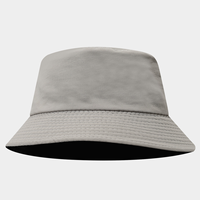 Sombrero de Pescador de Algodón Liso al por Mayor, Cómodo, de Color Sólido, Unisex, para Todas las Temporadas, Personalizable con Logotipo de Empresa