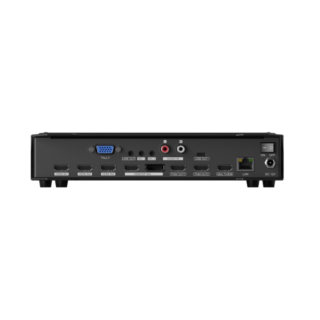 HVS0401U New 5-Channel Video Switcher 4 for HDMI 1 DP OBS Live Streaming with AVMATRIX Multiview Splitters & Converters