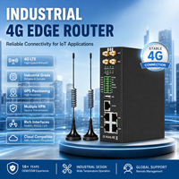 Router Edge Gateway 4G LTE con Doble SIM, GPS, Modbus, MQTT, VPN, Puerto Ethernet, Puerto Serial, Transmisión de Datos de Alta Velocidad, Solución para Fábricas Inteligentes