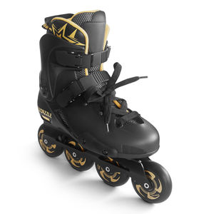 Patins à roulettes en ligne pour hommes <span class=keywords><strong>Urban</strong></span> - Freeride Slalom City Street Skating, botte rigide avec roulements ABEC-9 et support de cheville, semelles intérieures et lacets bonus - Product Image 2