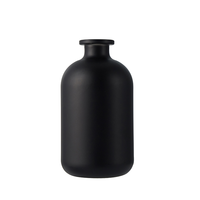 Prix d'usine Bouteille en verre pour spiritueux 500 ml Vide Bouteille de liqueur/rhum 375 ml Mini Bouteille en verre pour gin 200 ml Bouteille diffuseur d'arômes ronde