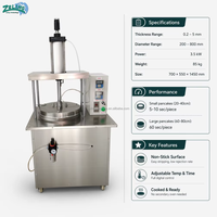 Machine à crêpes et tortillas automatique Zeling ZL-B5, chauffage électrique, antiadhésive, épaisseur réglable de 0,2 à 5 mm, pain plat de 20 à 80 cm