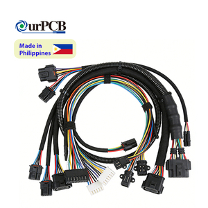 Arnés de Cableado para ECU Automotriz OurPCB, Núcleo de Cobre, Revestimiento de PBT/PTFE/Nylon PVC, Conector Adaptador, Cable de Radio para Auto Multicolor, 24V - Product Image 1