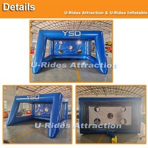 Porta da <span class=keywords><strong>Calcio</strong></span> Gonfiabile per Carnevale, <span class=keywords><strong>Gioco</strong></span> di Tiri al Bersaglio, Simulatore di Calci di Rigore Gonfiabile per Scuole - Product Image 4