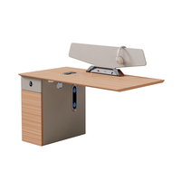 Bureau de travail modulaire en bois de haute qualité, durable et moderne, personnalisé en direct d'usine, pour postes de travail individuels