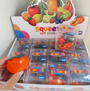 Nueva Colección de Juguetes Blandos de Vaseline con Forma de Queso y Frutas, Venta Directa de Fábrica al Por Mayor - Product Image 2