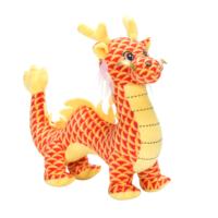 Jouet en peluche dragon de dessin animé personnalisé en usine, mascotte dragon personnalisée, jouets en peluche dragon à motifs imprimés, jouet en peluche dragon doux
