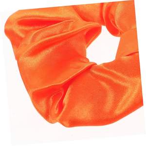 Paquete de Bandas para el Cabello Brillantes Personalizadas, Lazos para el Cabello Rojos y Marrones, Accesorios Brillantes para Niñas, Scrunchies de Seda y Satén con Logotipo - Product Image 4