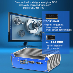 Factory Cheap <strong>Mini</strong> <strong>Computer</strong> PC Dual Gigabyte Lan Ethernet Dual Band Wifi Fanless Industrial <strong>Mini</strong> PC - Product Image 2