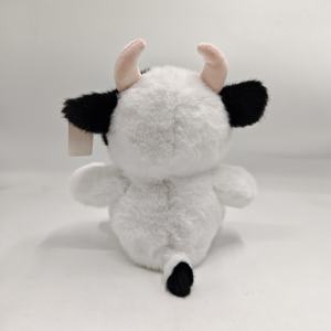 Vente en gros de peluche <span class=keywords><strong>vache</strong></span> noire et blanche de 25 cm, jouet en peluche super doux lavé, pour cadeaux d'anniversaire pour enfants et adultes - Product Image 4
