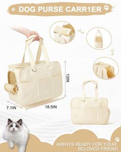Free Sample 2023 Hot Sale Dog <b>Carrier</b> Pet <b>Bag</b> Holds Up to 20lbs polyester <b>Bag</b> with Soft-Sided Dog and <b>Cat</b> <b>Carriers</b> for <b>Cats</b> and - Product Image 5