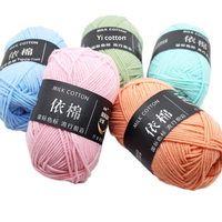 Fil acrylique mélangé 4 brins, moyen-fin, kit de matériel de bricolage pour bébés et enfants, vente en gros