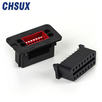 Gran oferta automotriz OBD2 OBDII conector hembra 8 16 pines extensión conector Accesorios