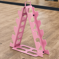 Support de Rangement Commercial SK pour Haltères avec Roues – Organisateur Compact Multi-Niveaux pour Équipement de Fitness et de Gym