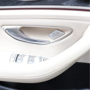 Autocollants pour interrupteur de porte et bouton de verrouillage Mercedes-Benz, pour la décoration intérieure des classes C et E GLC260, adhésifs décoratifs en ABS - Product Image 2