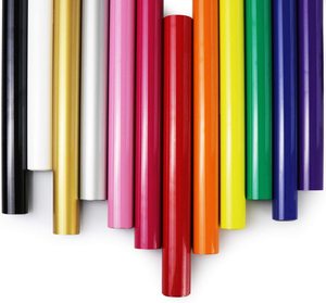 Vinyle thermocollant HTV en PU flexible de haute qualité AQM pour T-shirts (rouleaux/feuilles) - Product Image 1