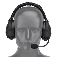 Casque tactique extérieur en nylon avec casque antibruit en silicone Version pour écouteurs à réduction de bruit