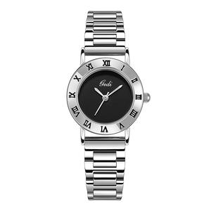 นาฬิกาผู้หญิงสายเหล็กแบบเรียบง่ายนาฬิกาข้อมือควอตซ์ตัวเลขโรมันย้อนยุคมีสไตล์ - Product Image 6