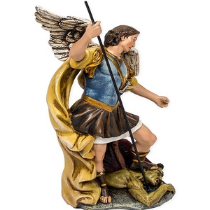 <strong>St</strong>. <strong>Michael</strong> Home Collection the <strong>Archangel</strong> Defeating Satan <strong>Figurine</strong> Religious Statues, 10 Inches