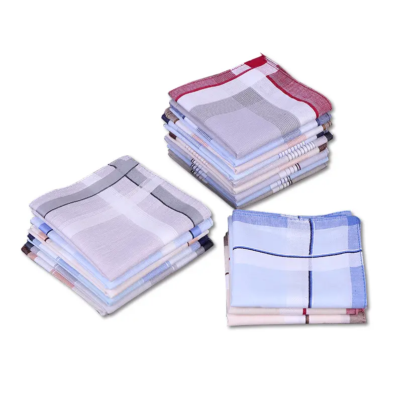 Fanni panuelos para hombres OEM Factory Custom 100% Cotton Handkerchief Man Pocket Hanky For Wholesale