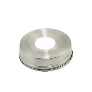 Factory Made Stainless Steel Glass Jar Metal Colored Mason Jar Lid With Metal Lid Lotion Pump At Wholesale Price