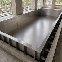 Piscine modulaire en acier inoxydable de qualité commerciale avec système d'installation rapide et structure durable pour les clubs de fitness