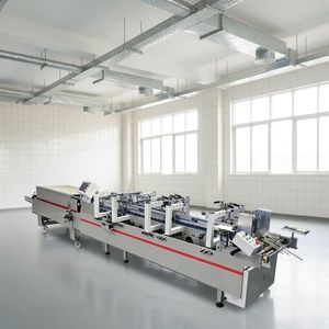 3A-650G <b>Small</b> <b>Lock</b> Bottom Folder Glue Machine Cold Glue Electric Wood Packaging - Product Image 1