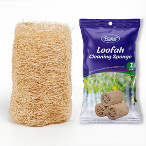 Éponge de bain et gommage corporel 100% naturelle en matière première naturelle <span class=keywords><strong>Lofa</strong></span> Loofa Luffa Loffa Loofah pour le nettoyage de la vaisselle et de la cuisine - Product Image 4