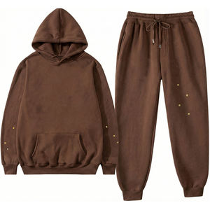 เสื้อฮู้ดดี้โอเวอร์ไซส์คุณภาพสูง 420gsm สตรีทแวร์สำหรับทุกเพศ พิมพ์โลโก้ได้ตามต้องการ ผ้าคอตตอนหนานุ่ม เหมาะสำหรับฤดูหนาว สไตล์ฮิปฮอปสำหรับผู้ชาย - Product Image 1